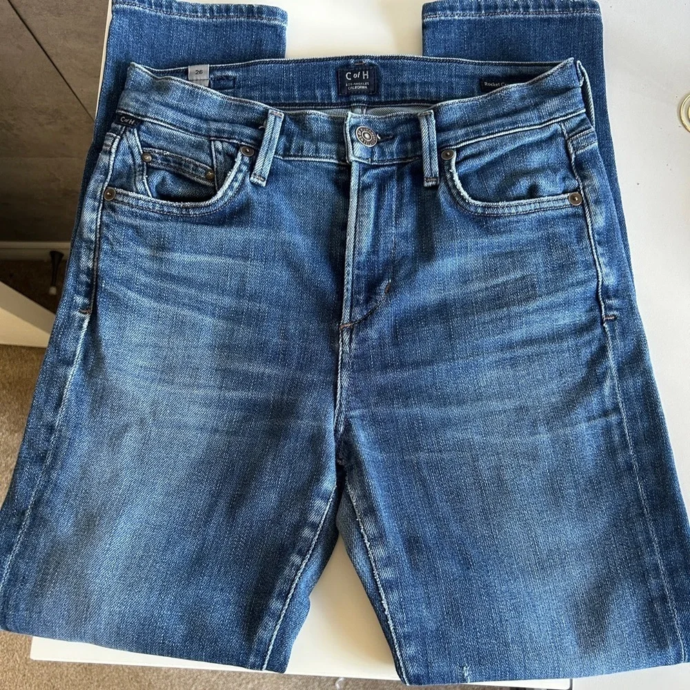 Citizens of Humanity Rocket Crop high rise skinny size 26 - Picture 5 of 9